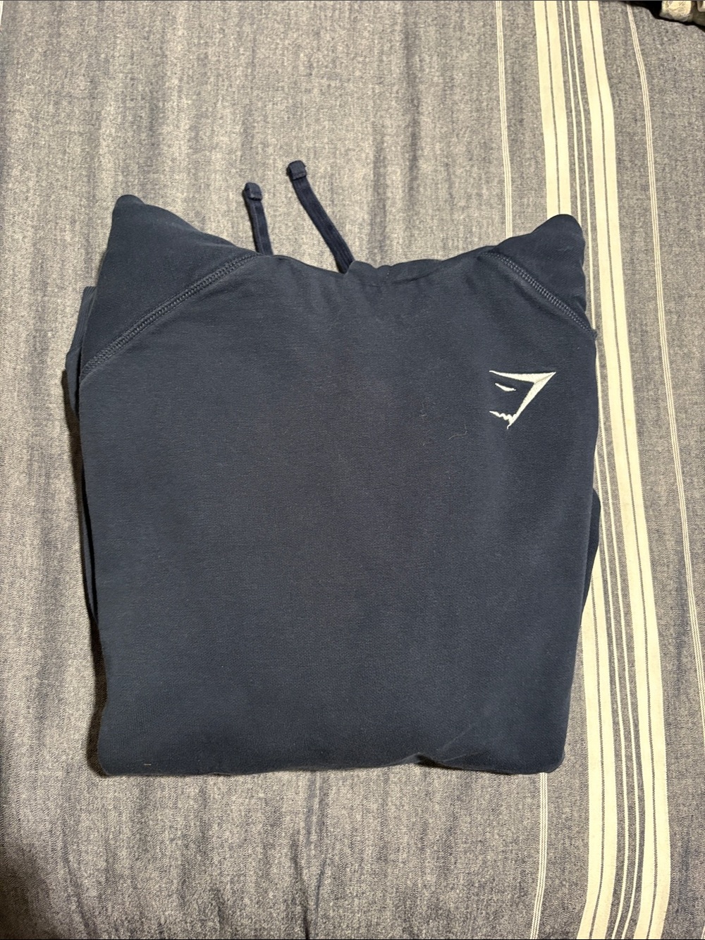 Gymshark Navy Blue Pullover Hoodie
